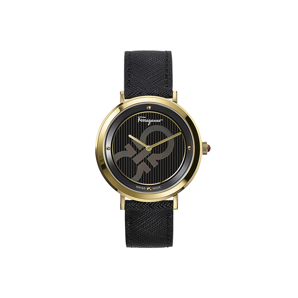 Salvatore Ferragamo Logomania Leather Strap Watch Salvatore Ferragamo SFYH00421 - Ferragamo Logomania Watch  main image 4